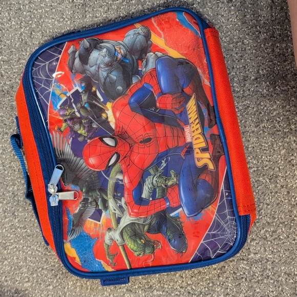 Red and Blue Spider-Man Kids Backpack and Lunchbox Set - Picture 7 of 9